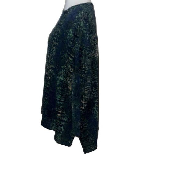Clara Sun Woo Dolman Sleeve Batwing Tunic Top Oversized Boxy Casual Sz M Medium - Picture 2 of 8